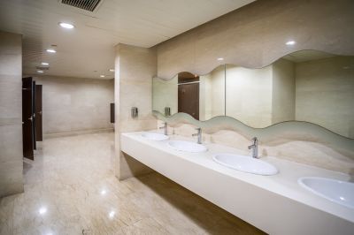Contemporary Bathroom with Smart Features