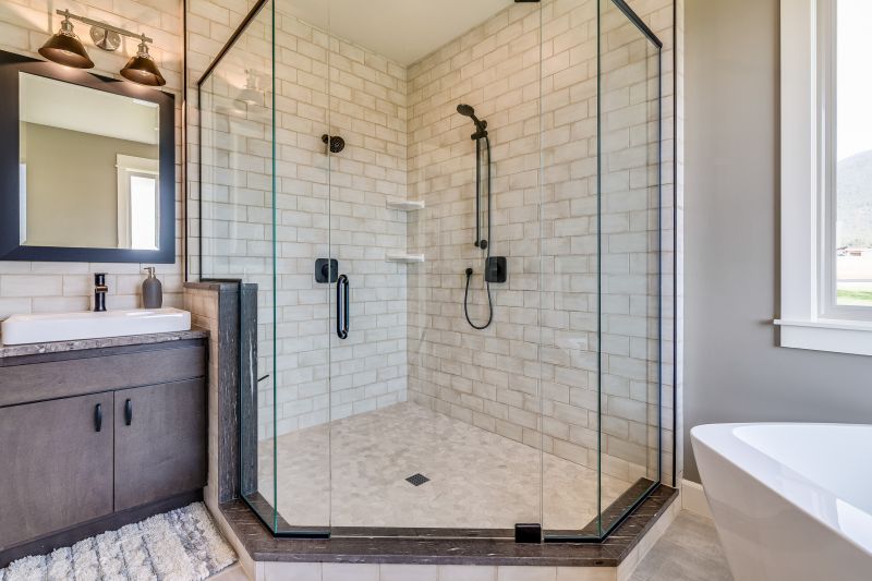 Contemporary Walk-In Shower
